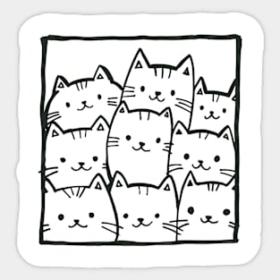 Kitty Selfie Sticker